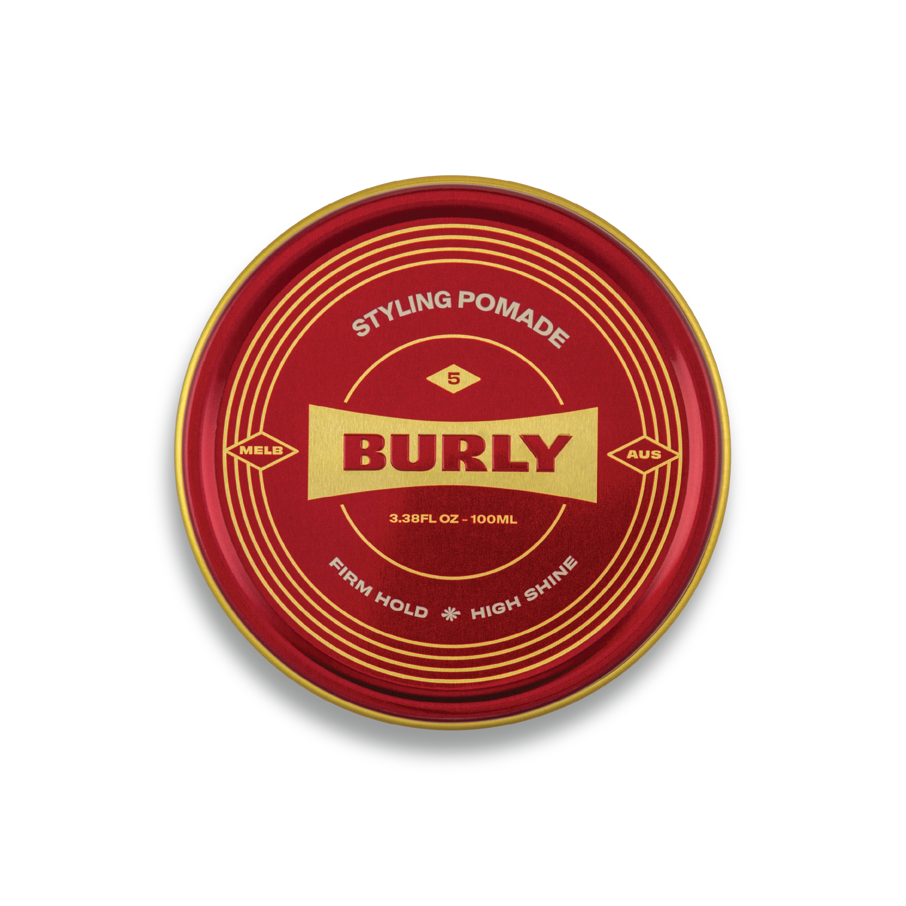 Pomade - 100ml - High Shine - Firm Hold - Water Based- Australian Made