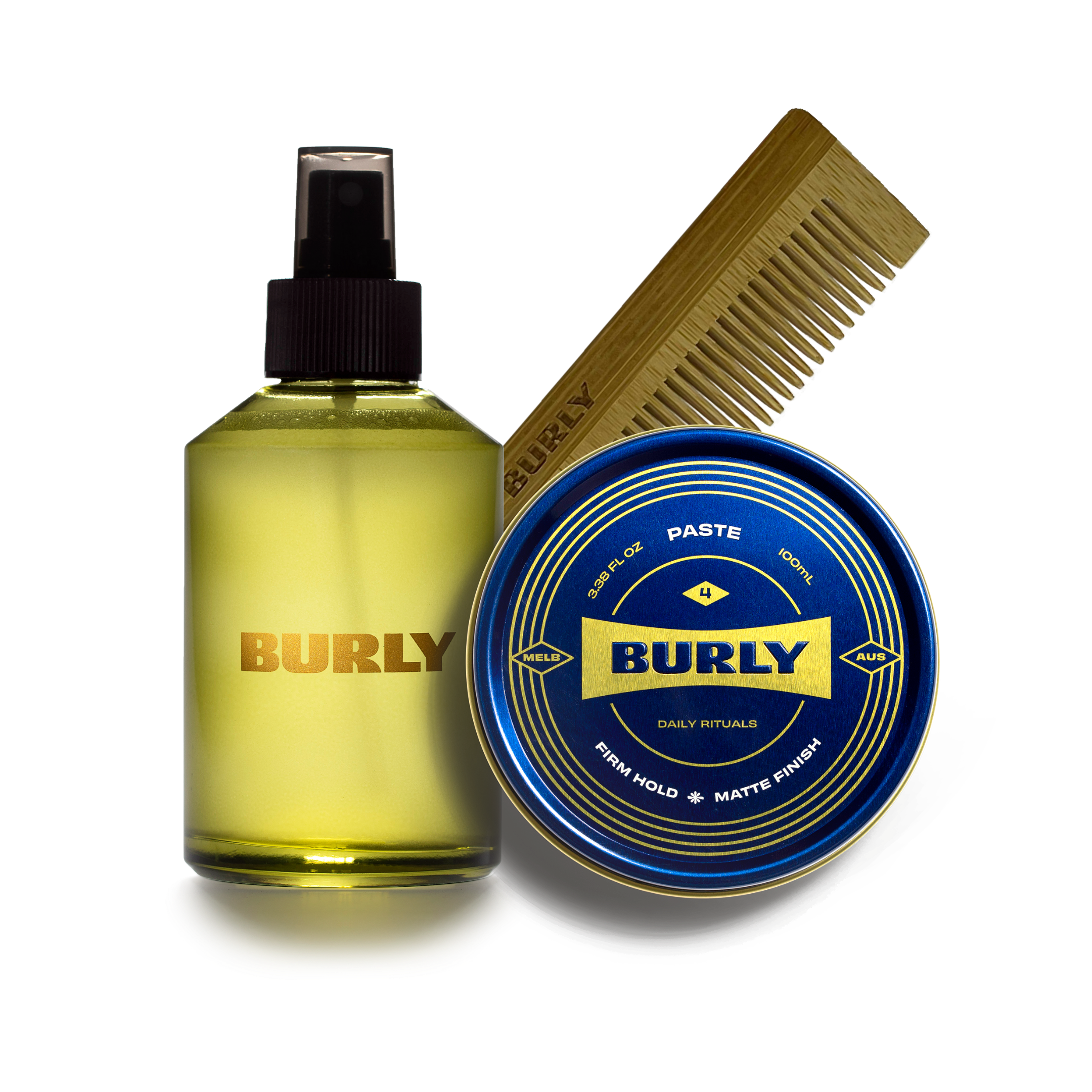 The Iconic - Sea Salt Spray & Styling Paste Value Pack - BURLY