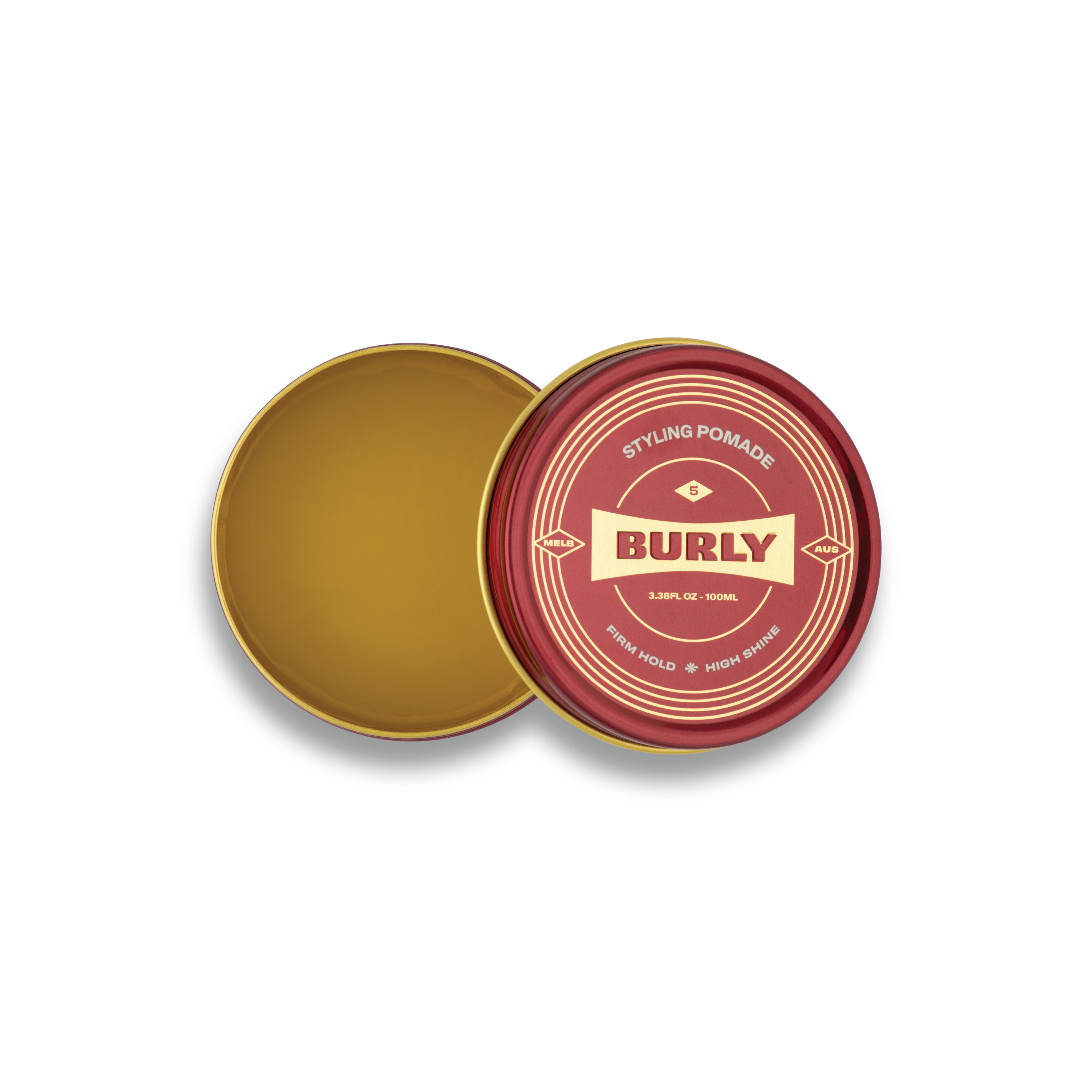 Pomade - 100ml - High Shine - Firm Hold - Water Based- Australian Made