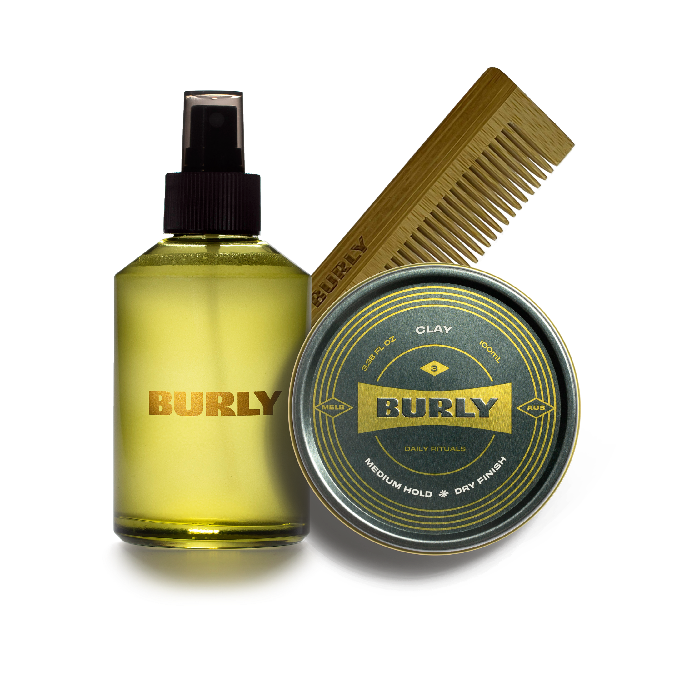 The Iconic - Sea Salt Spray & Clay Value Pack - BURLY