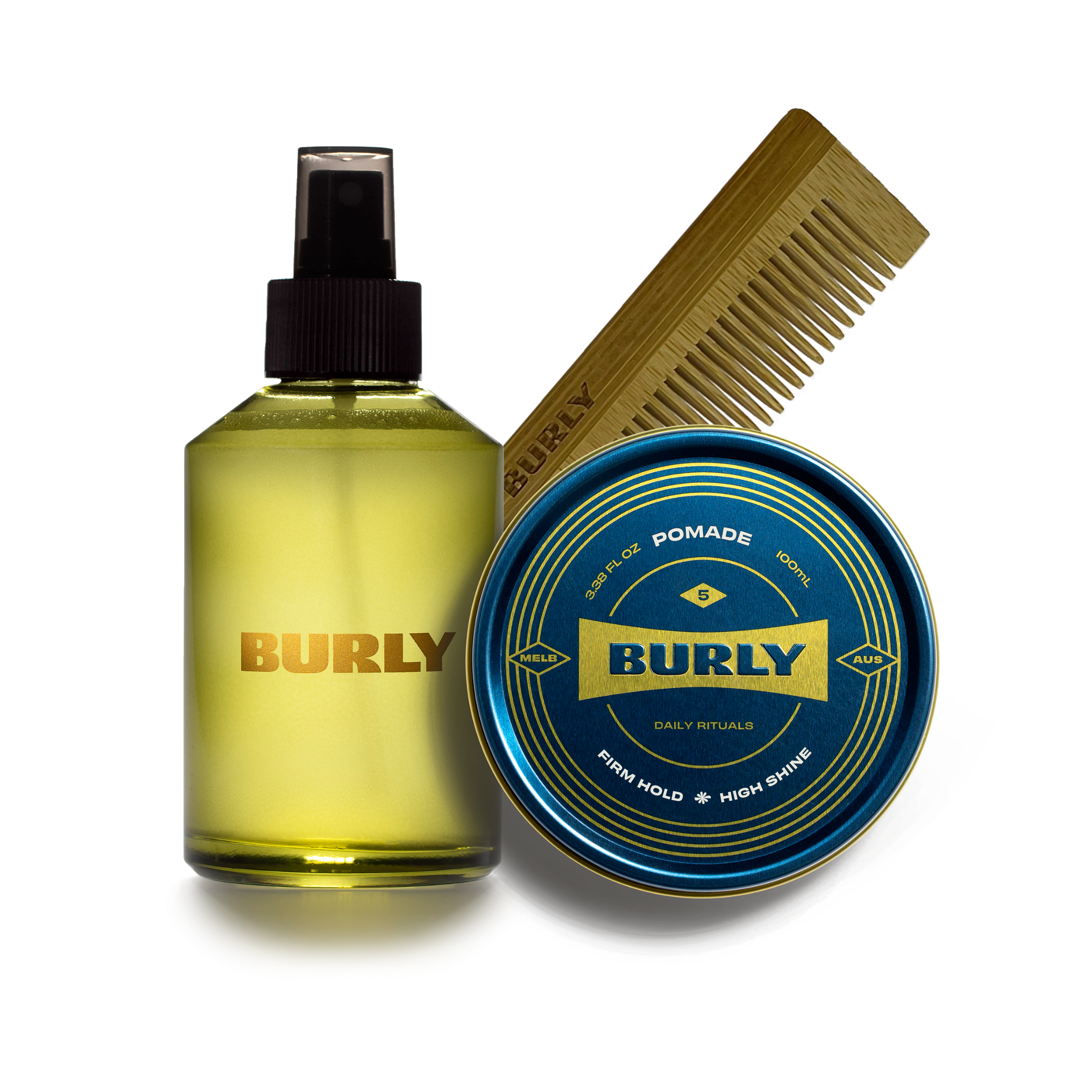 The Iconic - Sea Salt Spray & Pomade Value Pack - BURLY